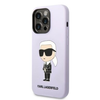 iPhone 14 Pro Karl Lagerfeld dėklas – violetinis 1 iPhone 14 Pro Karl Lagerfeld dėklas – violetinis 1