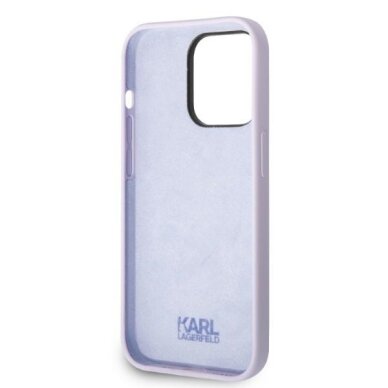 iPhone 14 Pro Karl Lagerfeld dėklas – violetinis 6