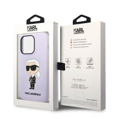 iPhone 14 Pro Karl Lagerfeld dėklas – violetinis 7