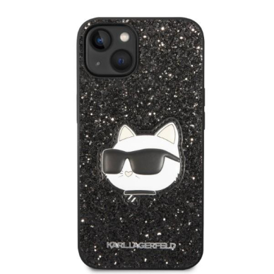 Dėklas Karl Lagerfeld Glitter Choupette Patch KLHCP14MG2CPK iPhone 14 Plus Juodas 2 Dėklas Karl Lagerfeld Glitter Choupette Patch KLHCP14MG2CPK iPhone 14 Plus Juodas 2