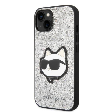 Dėklas Karl Lagerfeld Glitter Choupette Patch KLHCP14MG2CPS iPhone 14 Plus Sidabrinis 1 Dėklas Karl Lagerfeld Glitter Choupette Patch KLHCP14MG2CPS iPhone 14 Plus Sidabrinis 1