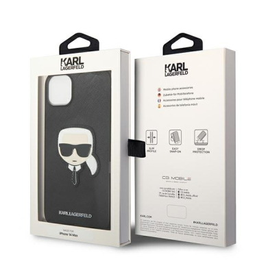 Dėklas Karl Lagerfeld KLHCP14MSAPKHK iPhone 14 Plus Juodas 4 Dėklas Karl Lagerfeld KLHCP14MSAPKHK iPhone 14 Plus Juodas 4