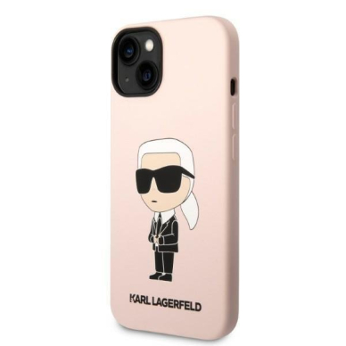 Dėklas Karl Lagerfeld Silicone Ikonik KLHCP14MSNIKBCP iPhone 14 Plus Rožinis 1 Dėklas Karl Lagerfeld Silicone Ikonik KLHCP14MSNIKBCP iPhone 14 Plus Rožinis 1
