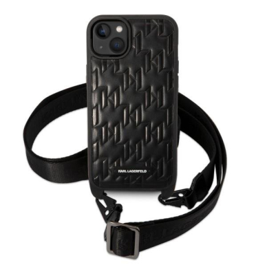 Dėklas Karl Lagerfeld Monogram Plaque Logo Strap KLHCP14MSTMK iPhone 14 Plus Juodas 1 Dėklas Karl Lagerfeld Monogram Plaque Logo Strap KLHCP14MSTMK iPhone 14 Plus Juodas 1