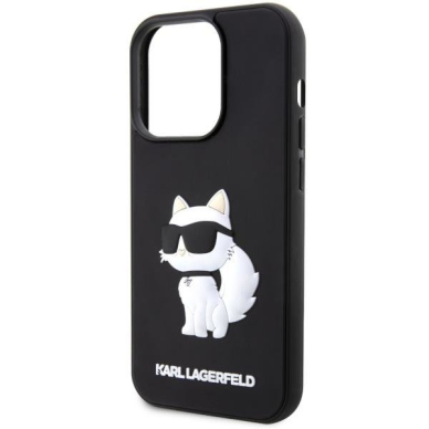 Dėklas Karl Lagerfeld Rubber Choupette 3D KLHCP14X3DRKHNK iPhone 14 Pro Max Juodas 5 Dėklas Karl Lagerfeld Rubber Choupette 3D KLHCP14X3DRKHNK iPhone 14 Pro Max Juodas 5