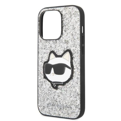 Dėklas Karl Lagerfeld Glitter Choupette Patch KLHCP14XG2CPS iPhone 14 Pro Max Sidabrinis 5 Dėklas Karl Lagerfeld Glitter Choupette Patch KLHCP14XG2CPS iPhone 14 Pro Max Sidabrinis 5