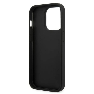 iPhone 14 Pro Max – Karl Lagerfeld KLHCP14XG2ELS 6.7" hardcase - Sidabrinis / Sidabrinis Glitter Plaque Logo 6