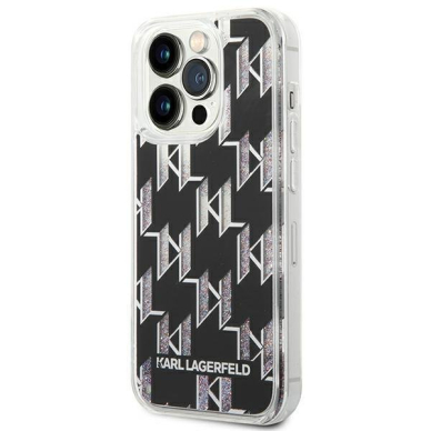 Dėklas Karl Lagerfeld Liquid Glitter Monogram KLHCP14XLMNMK iPhone 14 Pro Max Juodas 1 Dėklas Karl Lagerfeld Liquid Glitter Monogram KLHCP14XLMNMK iPhone 14 Pro Max Juodas 1
