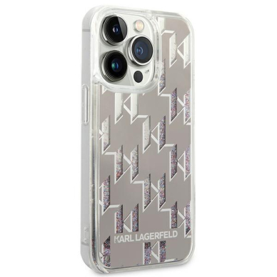 Dėklas Karl Lagerfeld Liquid Glitter Monogram KLHCP14XLMNMS iPhone 14 Pro Max Sidabrinis 3 Dėklas Karl Lagerfeld Liquid Glitter Monogram KLHCP14XLMNMS iPhone 14 Pro Max Sidabrinis 3