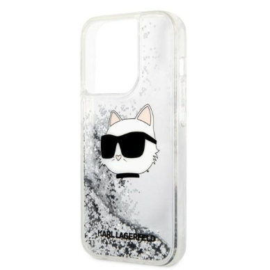 Dėklas Karl Lagerfeld Glitter Choupette Head KLHCP14XLNHCS iPhone 14 Pro Max Sidabrinis 5 Dėklas Karl Lagerfeld Glitter Choupette Head KLHCP14XLNHCS iPhone 14 Pro Max Sidabrinis 5