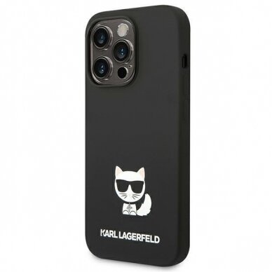 Dėklas Karl Lagerfeld Choupette Body KLHCP14XSLCTBK iPhone 14 Pro Max Juodas 1