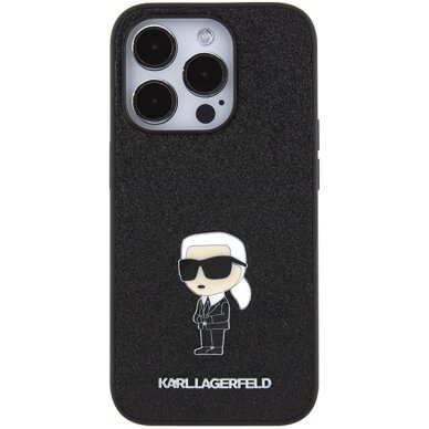 iPhone 15 Pro Karl Lagerfeld dėklas – juodas 2