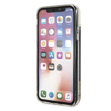 Originalus Karl Lagerfeld Dėklas Klhcpxkagbk Iphone X/Xs Juodas Karl Logo Glitter 5
