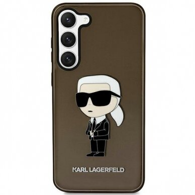 Dėklas Karl Lagerfeld Ikonik KLHCS23MHNIKTCK Samsung Galaxy S23 Plus S916 Juodas Dėklas Karl Lagerfeld Ikonik KLHCS23MHNIKTCK Samsung Galaxy S23 Plus S916 Juodas