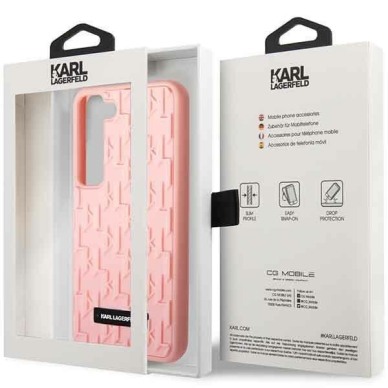Dėklas Karl Lagerfeld KLHCS23MRUPKLPP Samsung Galaxy S23 Plus Rožinis 4