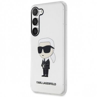 Dėklas Karl Lagerfeld Ikonik KLHCS23SHNIKTCT Samsung Galaxy S23 S911 Permatomas 1 Dėklas Karl Lagerfeld Ikonik KLHCS23SHNIKTCT Samsung Galaxy S23 S911 Permatomas 1