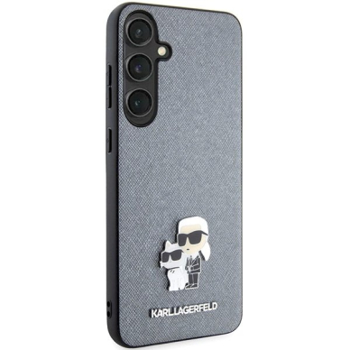 Dėklas Karl Lagerfeld KLHCS24MPSAKCMPG S24+ S926 hardcase Pilkas Saffiano Karl & Choupette Metal Pin 3 Dėklas Karl Lagerfeld KLHCS24MPSAKCMPG S24+ S926 hardcase Pilkas Saffiano Karl & Choupette Metal Pin 3