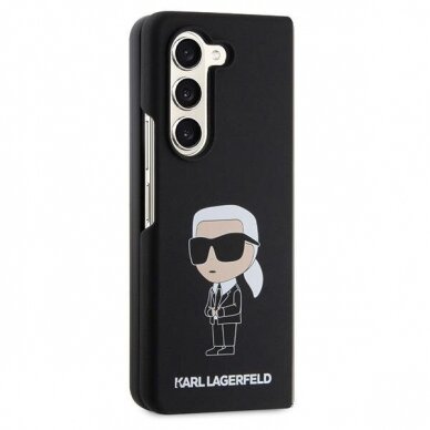 Originalus dėklas Karl Lagerfeld KLHCZFD5SNIKBCK Z Fold5 hardcase Juodas Silicone Ikonik 4 Originalus dėklas Karl Lagerfeld KLHCZFD5SNIKBCK Z Fold5 hardcase Juodas Silicone Ikonik 4