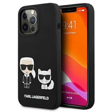 Dėklas Karl Lagerfeld KLHMP13LSSKCK iPhone 13 Pro / 13 Magsafe Juodas 1