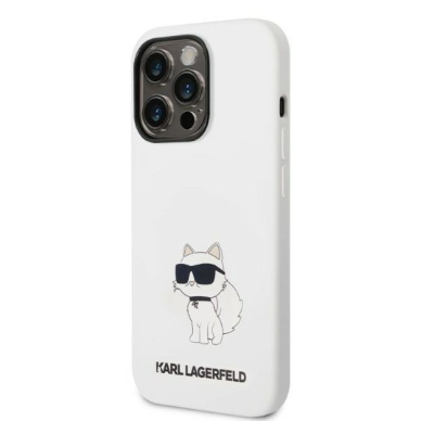 Dėklas Karl Lagerfeld Silicone Choupette MagSafe KLHMP14LSNCHBCH iPhone 14 Pro Baltas 1 Dėklas Karl Lagerfeld Silicone Choupette MagSafe KLHMP14LSNCHBCH iPhone 14 Pro Baltas 1