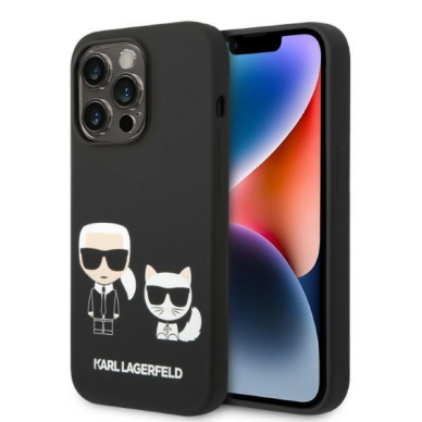 Dėklas Karl Lagerfeld KLHMP14LSSKCK iPhone 14 Pro Juodas Dėklas Karl Lagerfeld KLHMP14LSSKCK iPhone 14 Pro Juodas