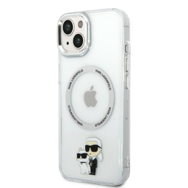 Dėklas Karl Lagerfeld Iconic Karl&Choupette Magsafe KLHMP14MHNKCIT iPhone 14 Plus Permatomas 1 Dėklas Karl Lagerfeld Iconic Karl&Choupette Magsafe KLHMP14MHNKCIT iPhone 14 Plus Permatomas 1