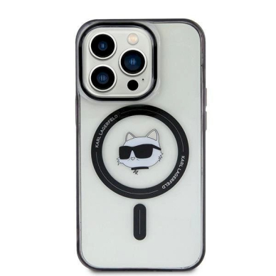 Karl Lagerfeld KLHMP15SHCHNOTK iPhone 15 6.1" Permatomas hardcase IML Choupette`s Head MagSafe Karl Lagerfeld KLHMP15SHCHNOTK iPhone 15 6.1" Permatomas hardcase IML Choupette`s Head MagSafe