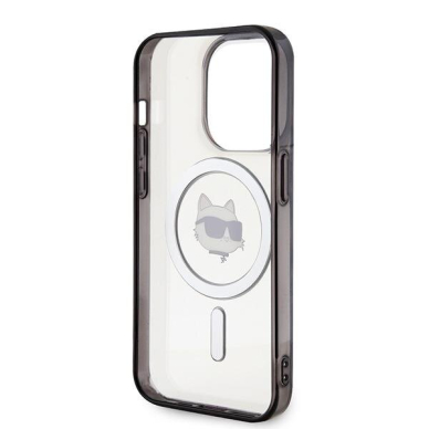Originalus dėklas Karl Lagerfeld KLHMP15XHCHNOTK iPhone 15 Pro Max 6.7 Permatomas hardcase IML Choupette`s Head MagSafe 6 Originalus dėklas Karl Lagerfeld KLHMP15XHCHNOTK iPhone 15 Pro Max 6.7 Permatomas hardcase IML Choupette`s Head MagSafe 6