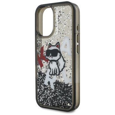 iPhone 16 Karl Lagerfeld Liquid Glitter Choupette Logo dėklas – juodas 5 iPhone 16 Karl Lagerfeld Liquid Glitter Choupette Logo dėklas – juodas 5