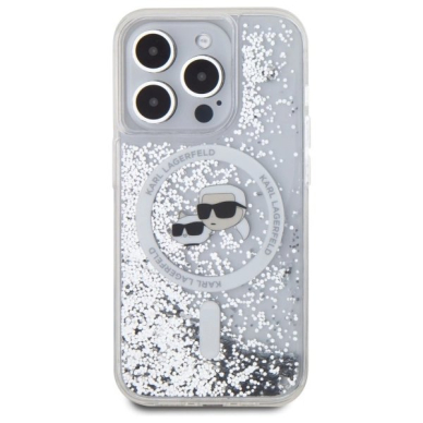 iPhone 15 Pro Max – Karl Lagerfeld Liquid Glitter Karl & Choupette Head MagSafe dėklas - Skaidrus 2 iPhone 15 Pro Max – Karl Lagerfeld Liquid Glitter Karl & Choupette Head MagSafe dėklas - Skaidrus 2