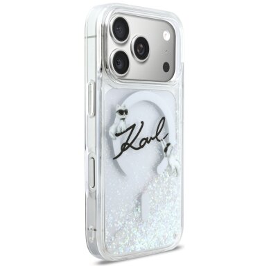 iPhone 17 Pro Karl Lagerfeld Liquid Glitter Karl Script Logo MagSafe dėklas – skaidrus 3 iPhone 17 Pro Karl Lagerfeld Liquid Glitter Karl Script Logo MagSafe dėklas – skaidrus 3