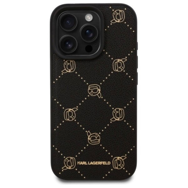 iPhone 16 Pro Max Karl Lagerfeld Magsafe Karl Head dėklas – juodas 2