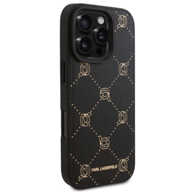 iPhone 16 Pro Max Karl Lagerfeld Magsafe Karl Head dėklas – juodas 3