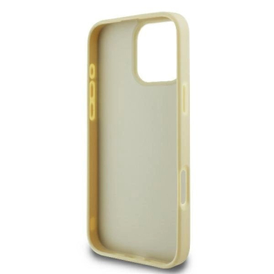iPhone 16 Pro – Karl Lagerfeld Metal Signature dėklas - Auksinis 6