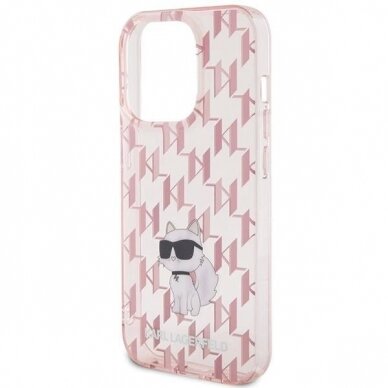 Originalus Karl Lagerfeld Dėklas Monogram ChoupetteiPhone 15 Pro Max - Rožinis 5 Originalus Karl Lagerfeld Dėklas Monogram ChoupetteiPhone 15 Pro Max - Rožinis 5