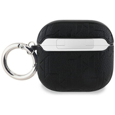 Karl Lagerfeld Monogram Karl & Choupette Head Dėklas skirtas AirPods 4 - Juodas 1