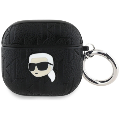 Karl Lagerfeld Monogram Karl Head Dėklas skirtas AirPods 4 - Juodas