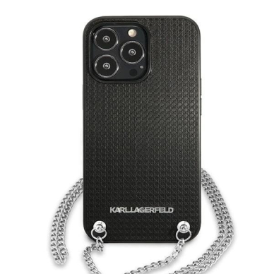 Karl Lagerfeld Monogram Plaque Dėklas skirtas iPhone 13 Pro / 13 6.1&quot; - Blackx 2