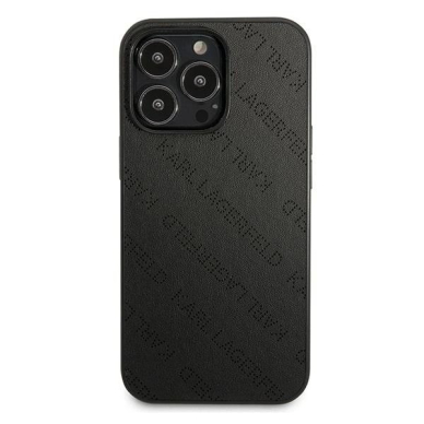 Karl Lagerfeld Perforated Allover Dėklas skirtas iPhone 13 Pro / 13 6.1&quot; - Juodas 2