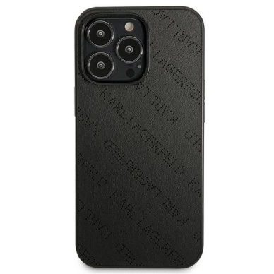 Karl Lagerfeld Perforated Allover iPhone 13 Pro Max 6.7&quot; Dėklas - Juodas 2