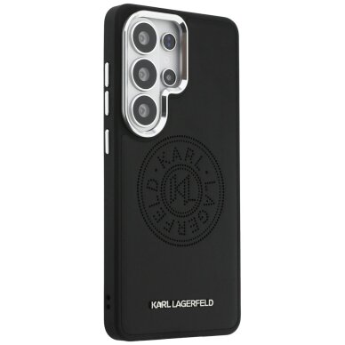 Samsung Galaxy S26 Ultra Karl Lagerfeld Perforated KL MagSafe dėklas – juodas 3