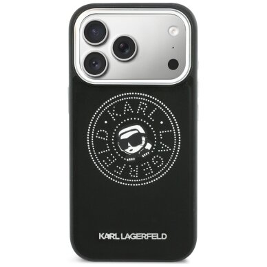 iPhone 17 Pro Karl Lagerfeld Point & Karl Sketch MagSafe dėklas – juodas 2