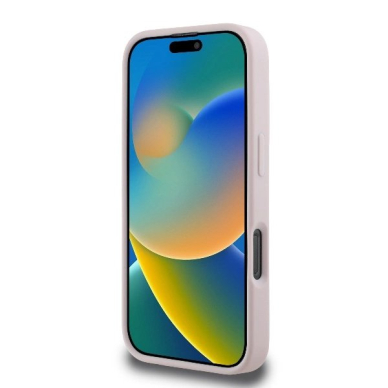 iPhone 16 Pro – Karl Lagerfeld Quilted Signature dėklas - Rožinis 4