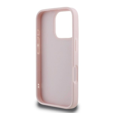 iPhone 16 Pro – Karl Lagerfeld Quilted Signature dėklas - Rožinis 6