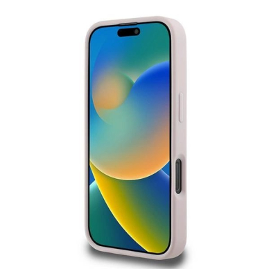 iPhone 16 Pro Max – Karl Lagerfeld Quilted Signature dėklas - Rožinis 4