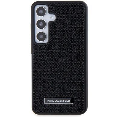 Originalus Karl Lagerfeld Dėklas Rhinestone Metal LogoSamsung Galaxy S24+ - Juodas 2 Originalus Karl Lagerfeld Dėklas Rhinestone Metal LogoSamsung Galaxy S24+ - Juodas 2