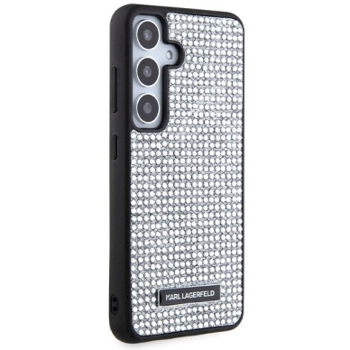 Originalus Karl Lagerfeld Dėklas Rhinestone Metal LogoSamsung Galaxy S24 - Sidabrinis 3 Originalus Karl Lagerfeld Dėklas Rhinestone Metal LogoSamsung Galaxy S24 - Sidabrinis 3