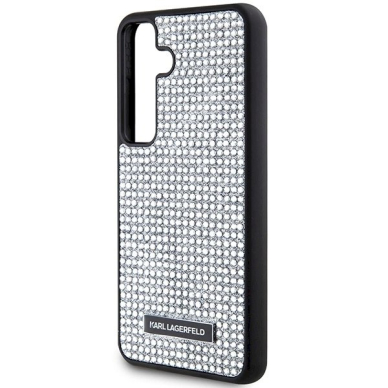 Originalus Karl Lagerfeld Dėklas Rhinestone Metal LogoSamsung Galaxy S24 - Sidabrinis 5 Originalus Karl Lagerfeld Dėklas Rhinestone Metal LogoSamsung Galaxy S24 - Sidabrinis 5