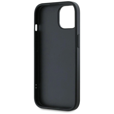iPhone 15 Karl Lagerfeld Saffiano Athleisure Stripes Cord dėklas - rožinis 5