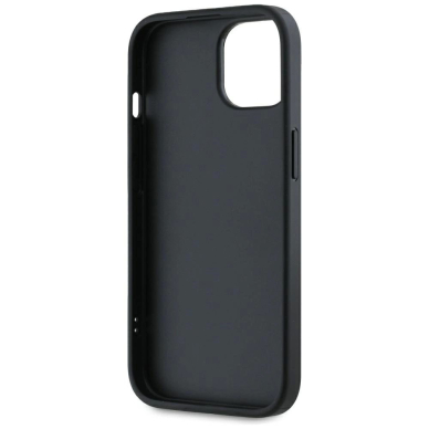 iPhone 15 Karl Lagerfeld Saffiano Athleisure Stripes Cord dėklas - raudonas 5